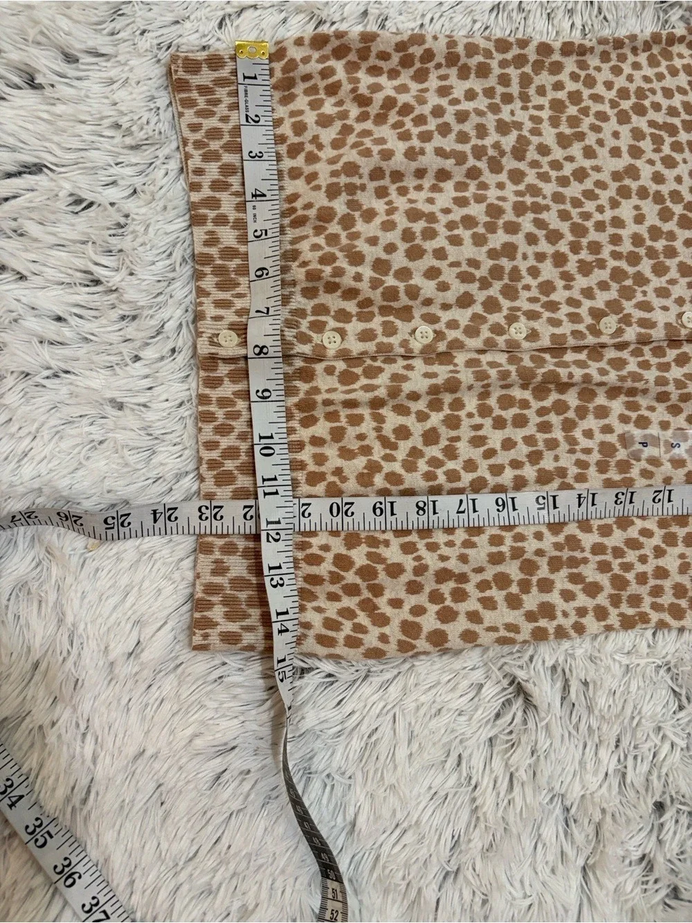 Old Navy Animal Print Cardigan Sweater Small NWT Button Front Lightweight